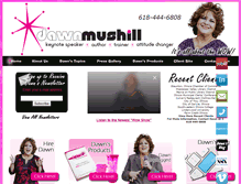 Tablet Screenshot of dawnmushill.com